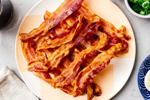 Air Fryer Bacon | www.iamafoodblog.com