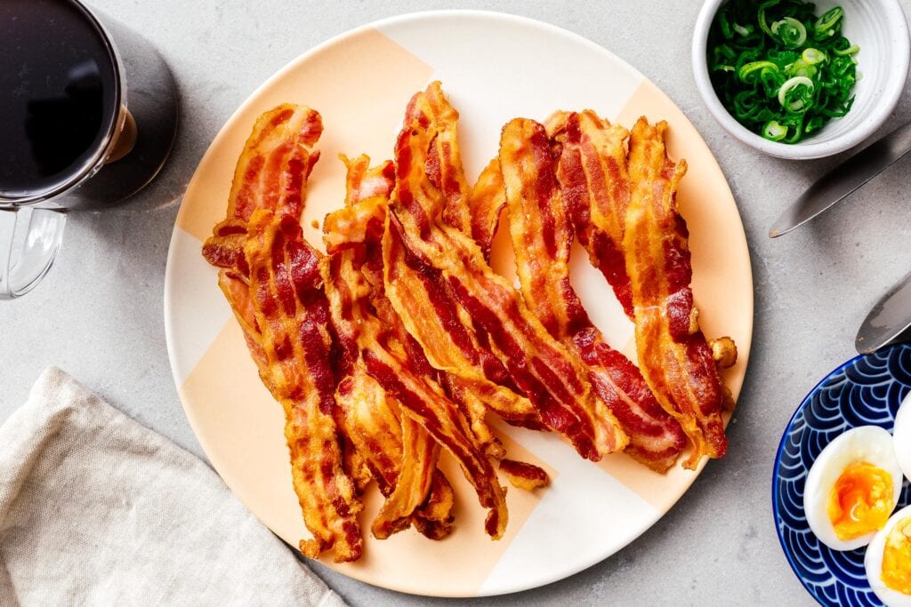 Air Fryer Bacon | www.iamafoodblog.com