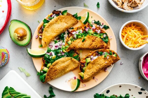 Air Fryer Chicken Tacos | www.iamafoodblog.com