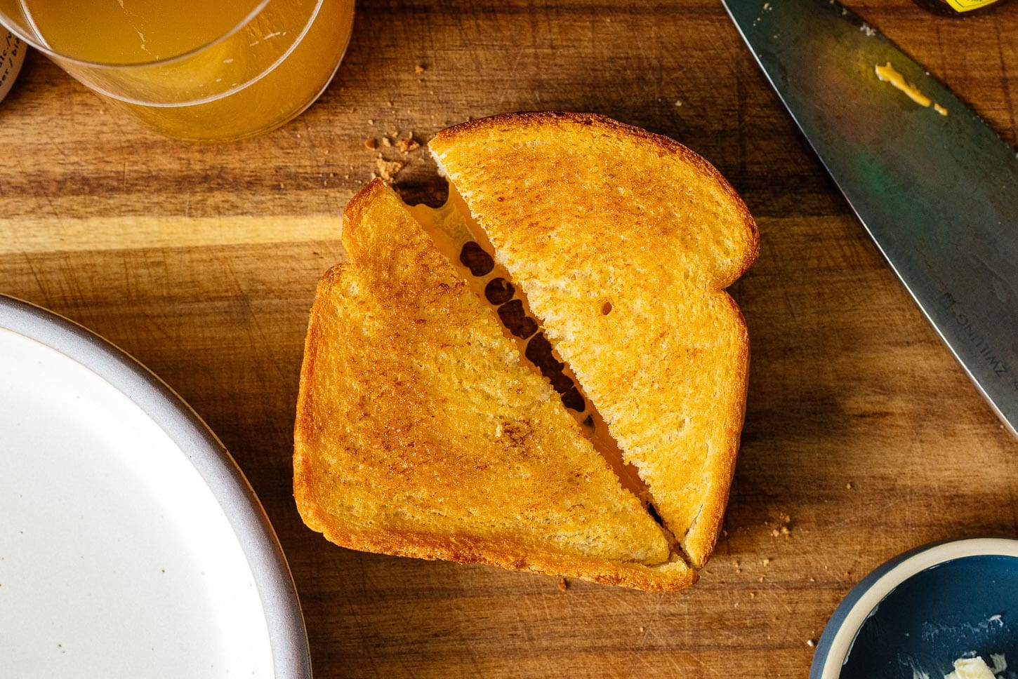 air fryer grilled cheese recipe | www.iamafoodblog.com