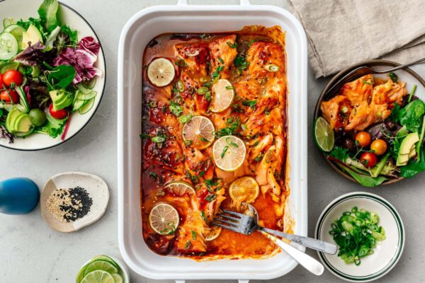 baked salmon recipe | www.iamafoodblog.com