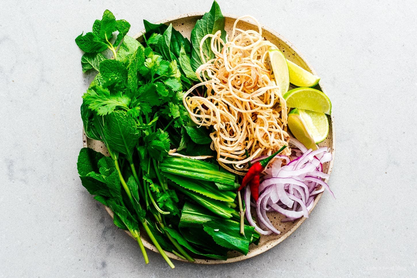 toppings for bun bo hue | www.iamafoodblog.com