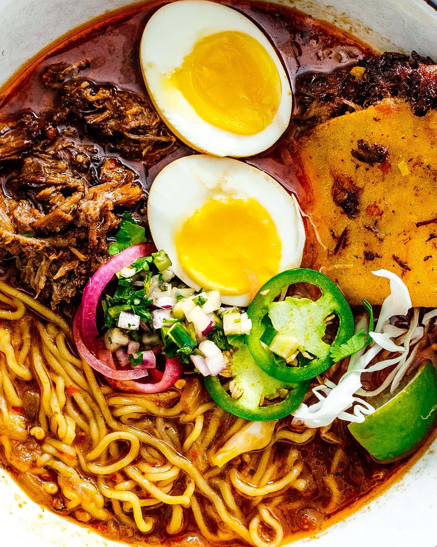 Birria Ramen Recipe | www.iamafoodblog.com