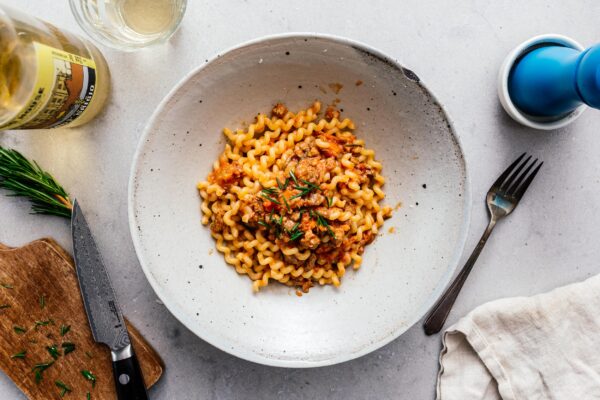 Umbria Inspired Bone Marrow Ragu with Rosemary | www.iamafoodblog.com