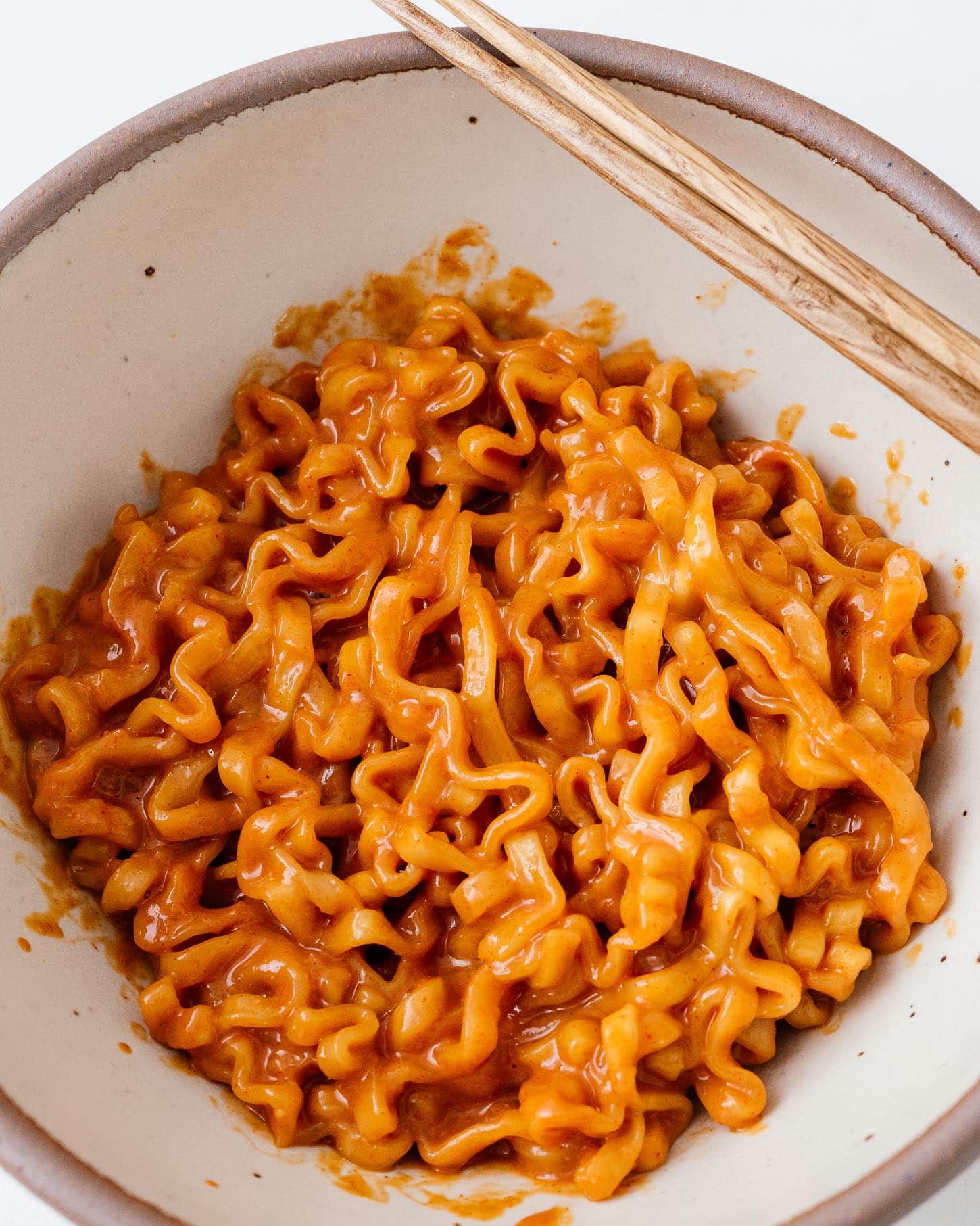 homemade buldak carbonara | www.iamafoodblog.com