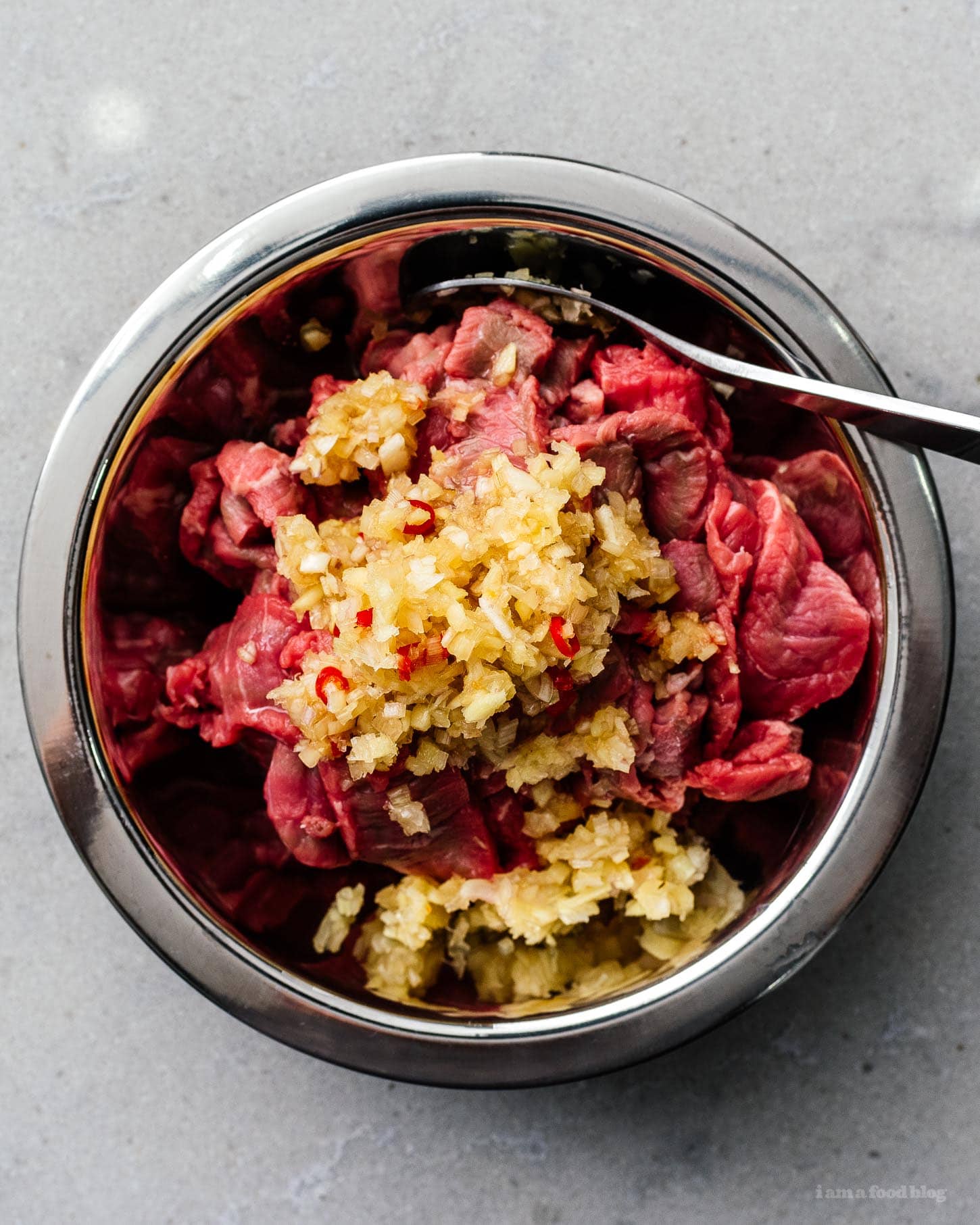 Bún Bò Xả Ớt - Vietnamese Lemongrass Beef Recipe | www.iamafoodblog.com