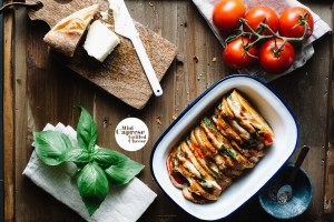 caprese grilled cheese - www.iamafoodblog.com