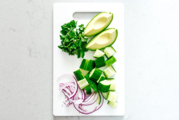 Chinese Cucumber Avocado Salad | www.iamafoodblog.com