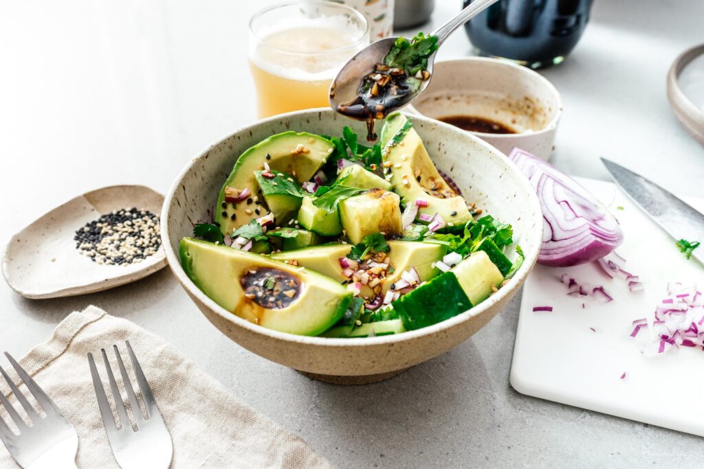 Chinese Cucumber Avocado Salad | www.iamafoodblog.com