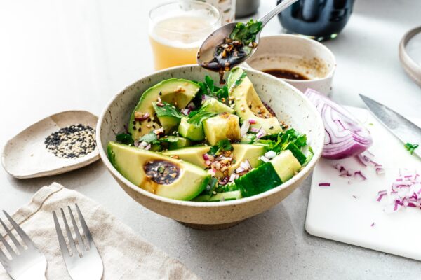 Chinese Cucumber Avocado Salad | www.iamafoodblog.com