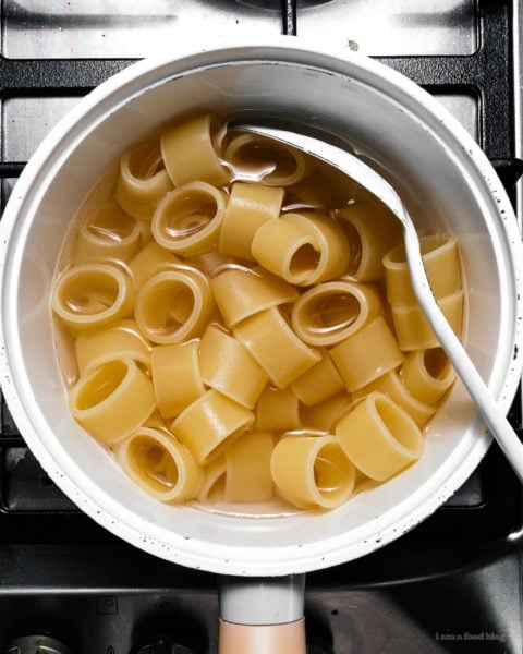Pan-Roasted Honeynut Squash with Creamy Garlicky Pasta