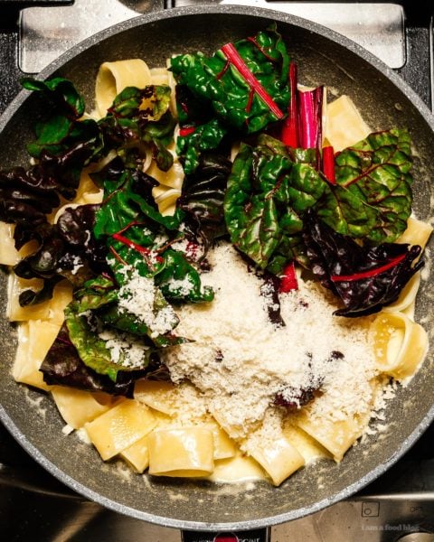 Pan-Roasted Honeynut Squash with Creamy Garlicky Pasta