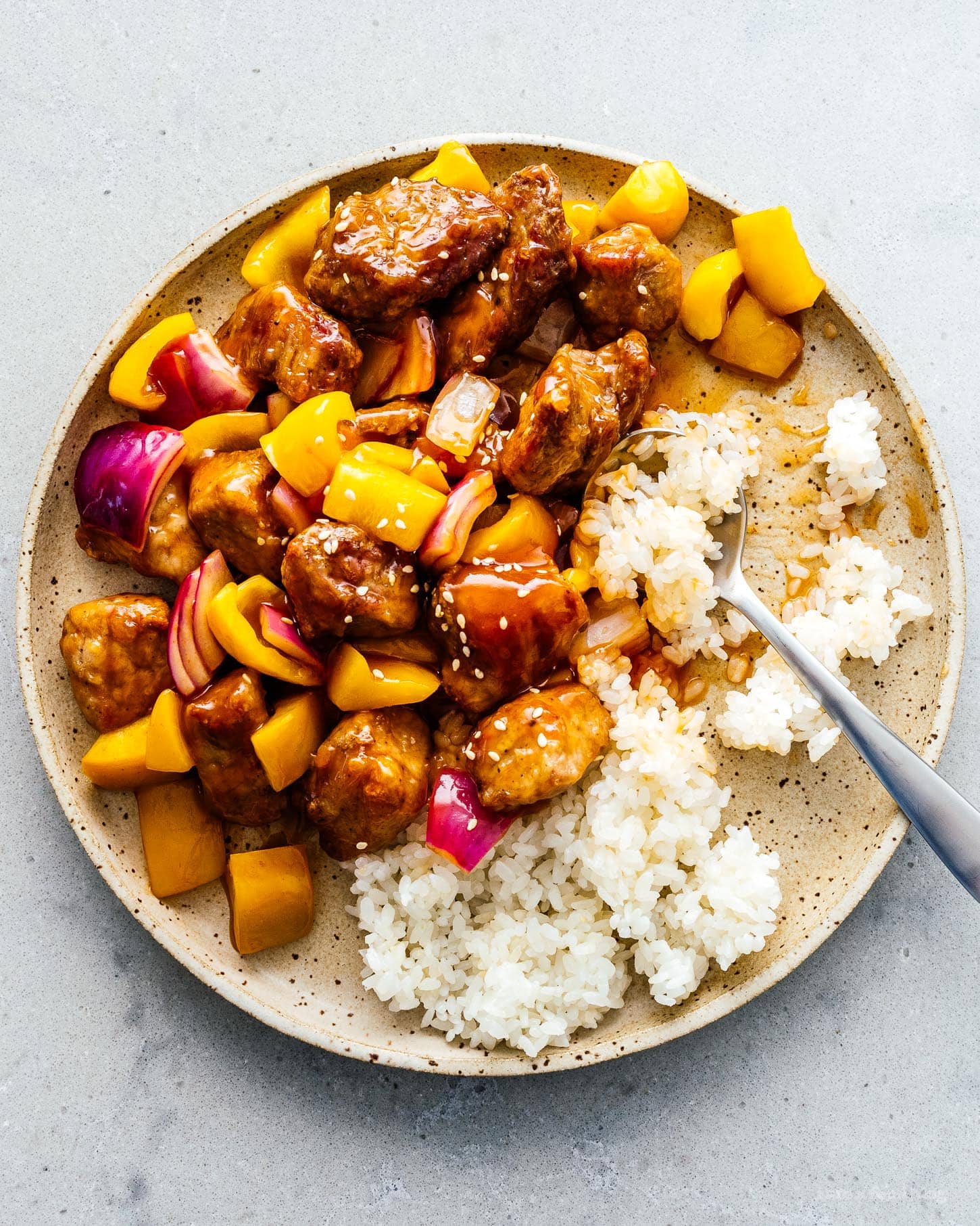 Sweet and Sour Pork Recipe | www.iamafoodblog.com