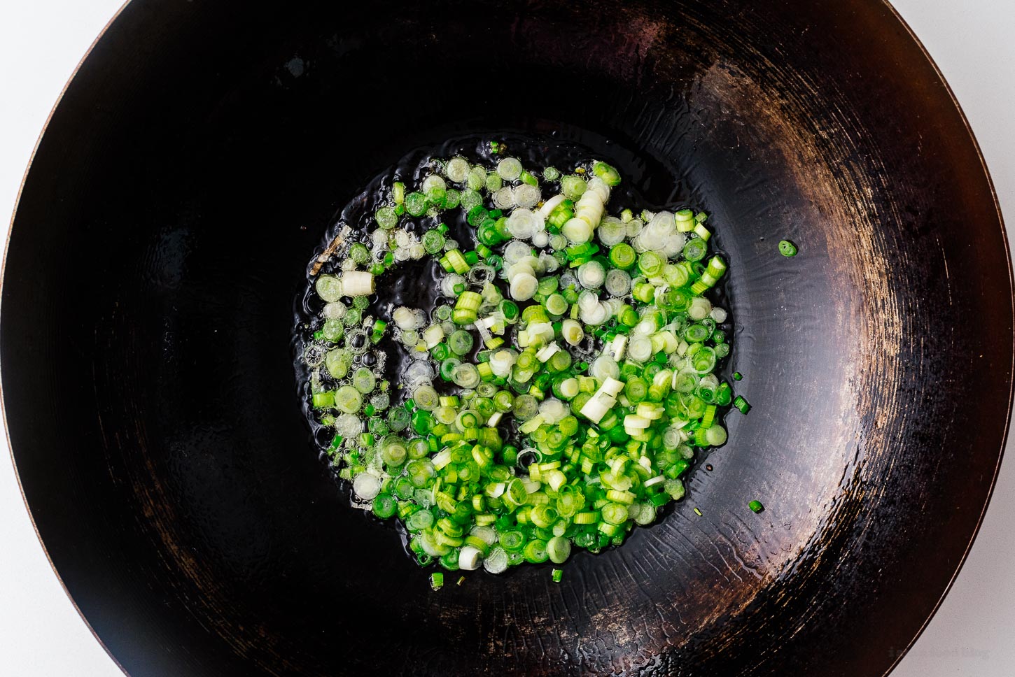 sauteed green onions | www.iamafoodblog.com