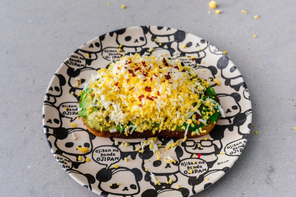 grated egg toast recipe | www.iamafoodblog.com