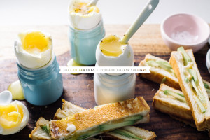 eggs and avocado grilled cheese soldiers recipe - www.iamafoodblog.com