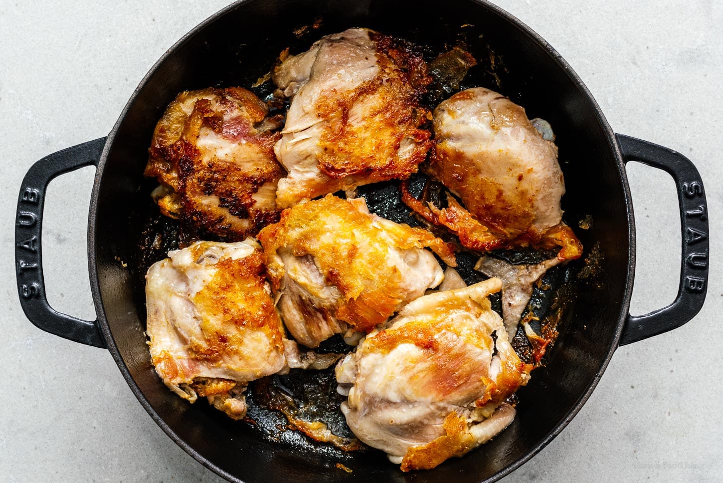 pan searing chicken | www.iamafoodblog.com