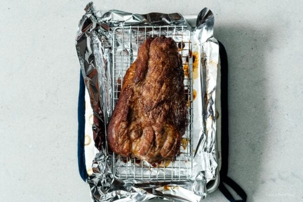 roasting pork for char siu | www.iamafoodblog.com