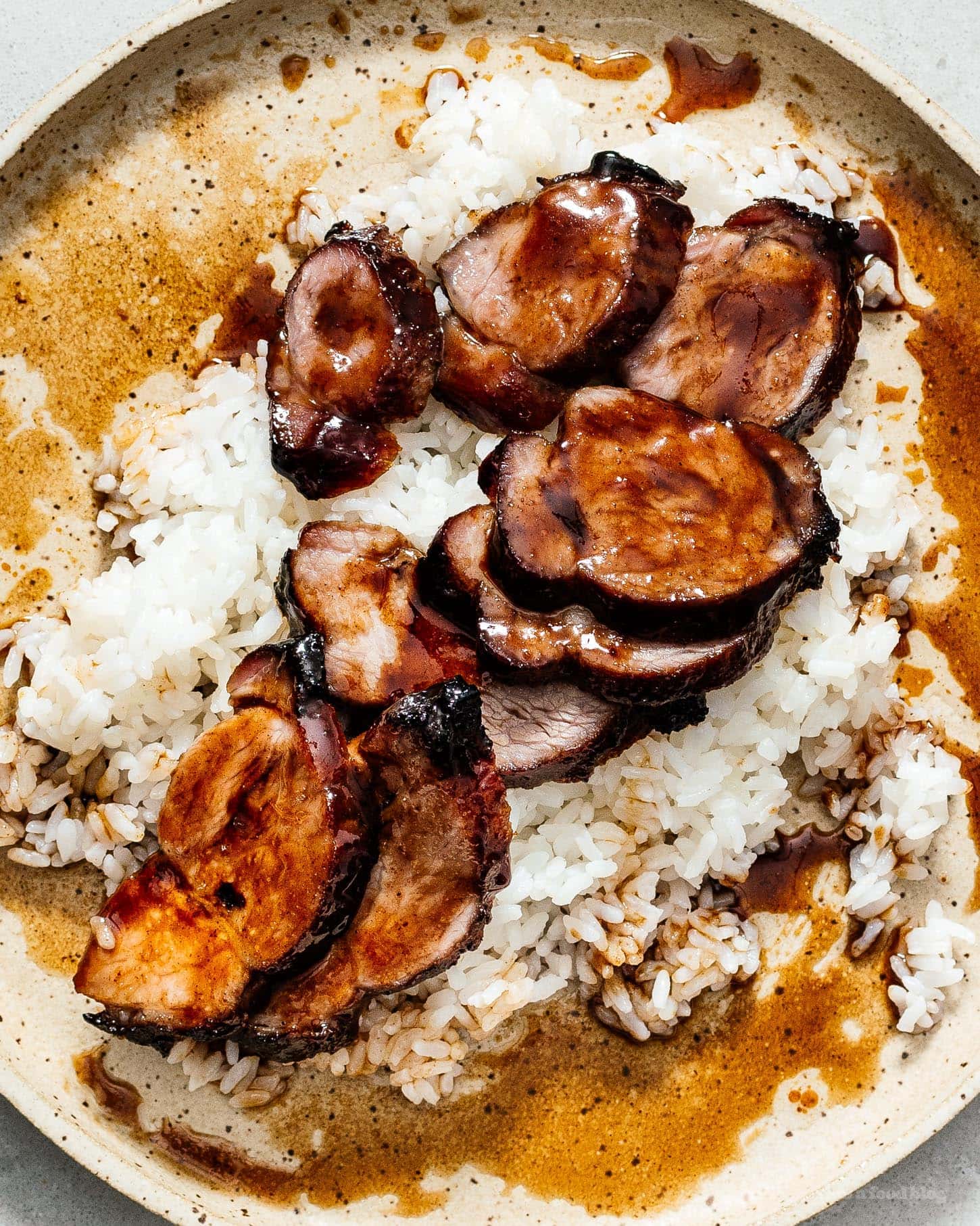 char siu over rice | www.iamafoodblog.com