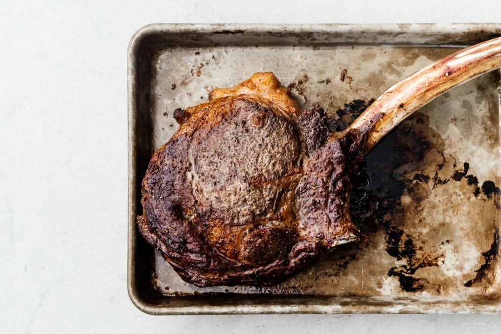 How to cook a tomahawk steak | www.iamafoodblog.com