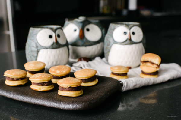 mini dorayaki with azuki paste - www.iamafoodblog.com