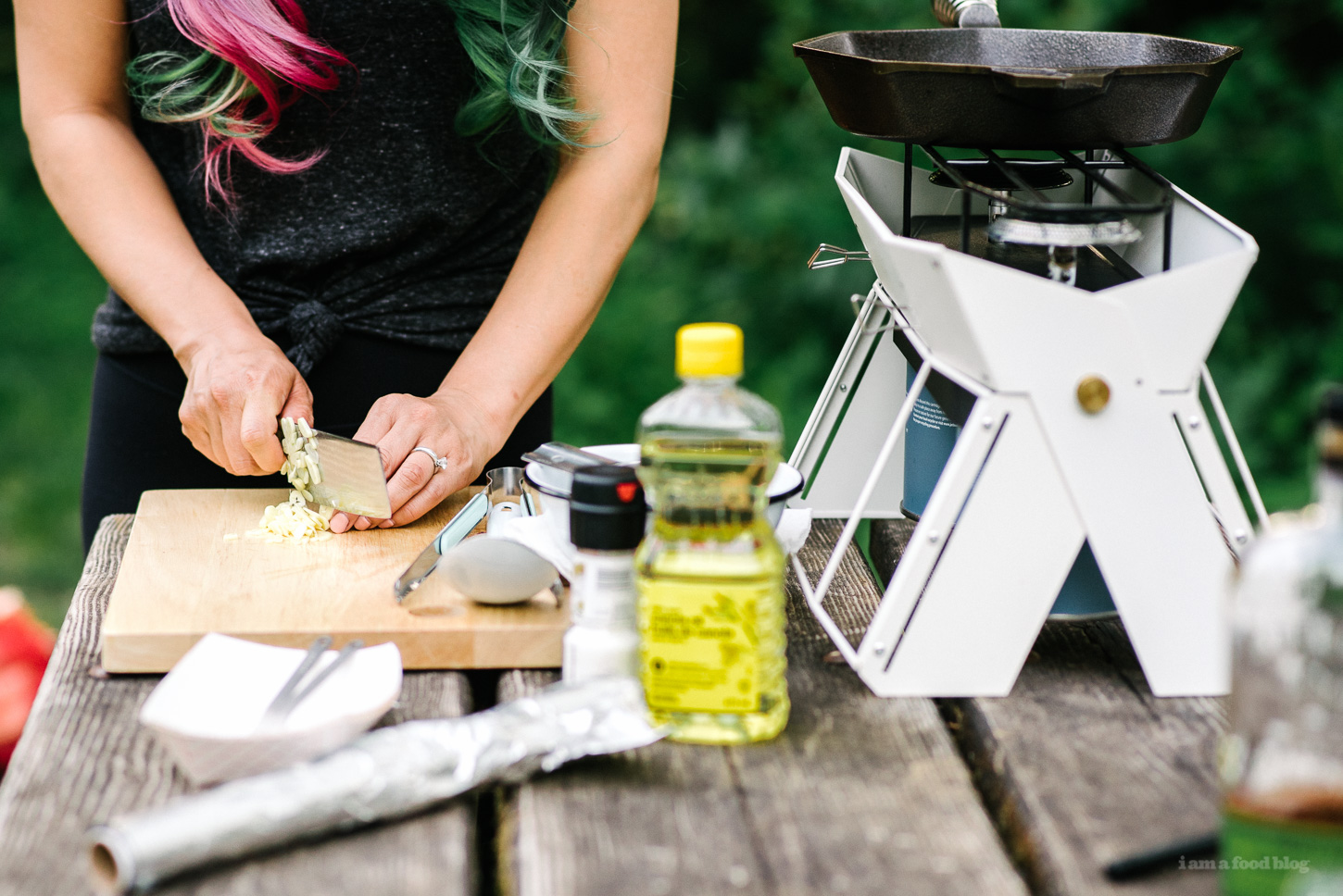 camp one pot pasta - www.iamafoodblog.com