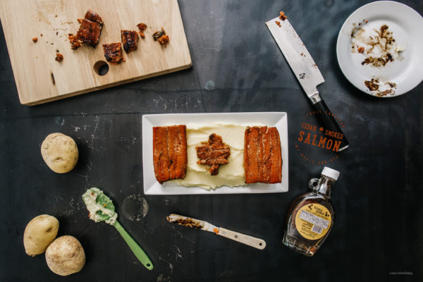 canada day flag maple salmon recipe - www.iamafoodblog.com