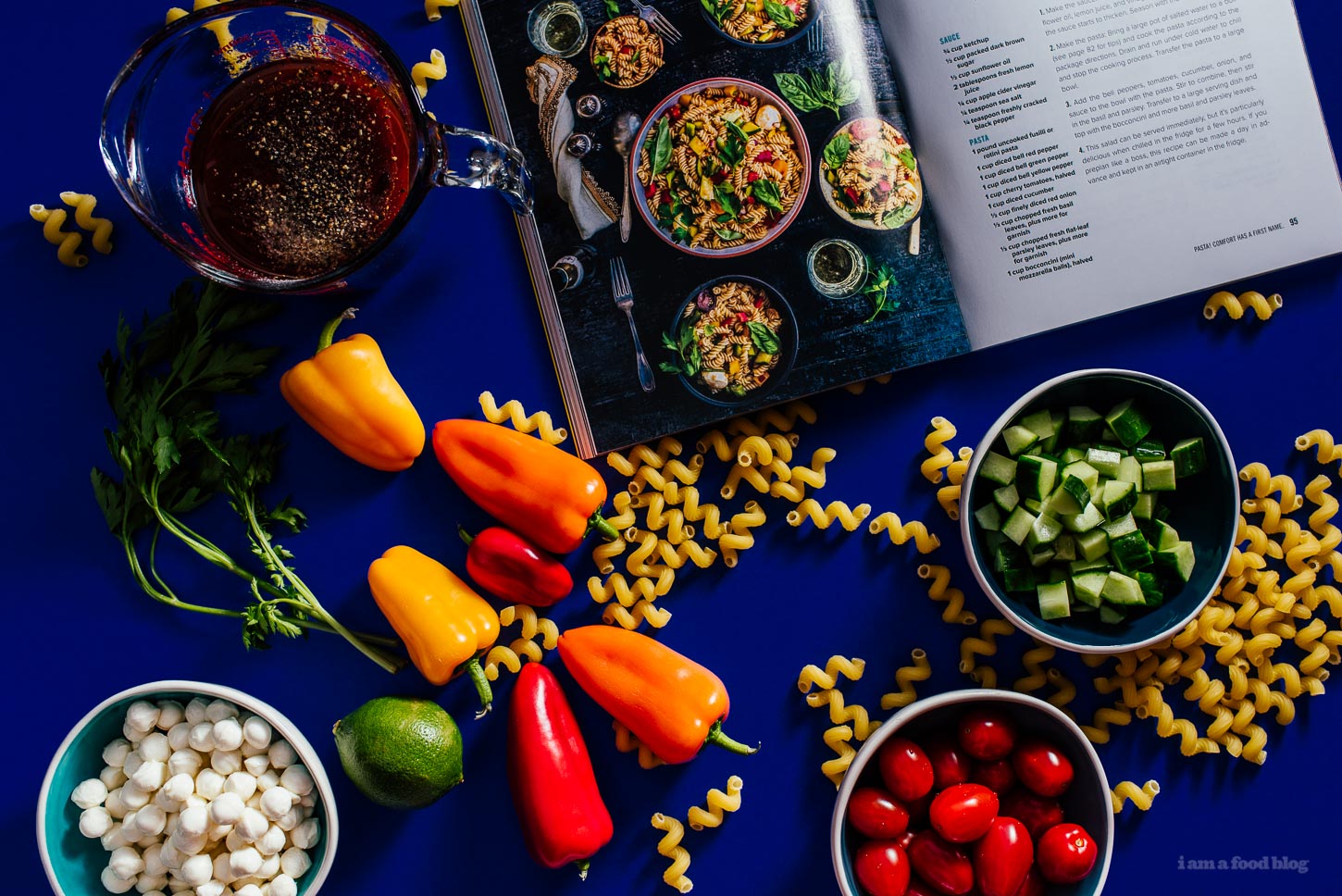 Summery Pasta Salad Recipe - www.iamafoodblog.com