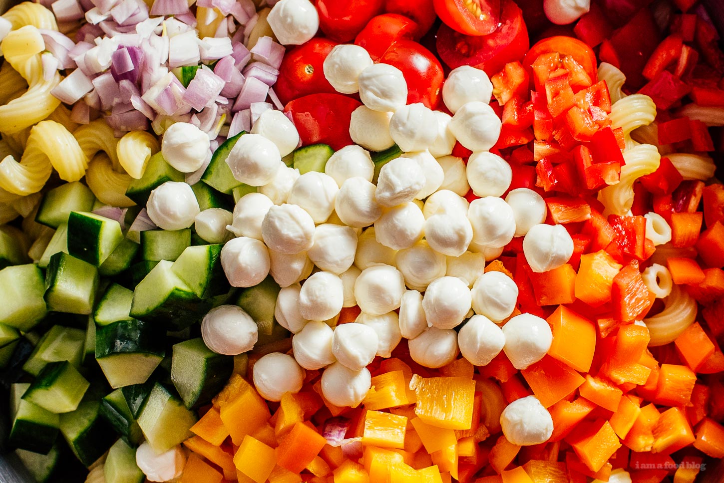 Summery Pasta Salad Recipe - www.iamafoodblog.com