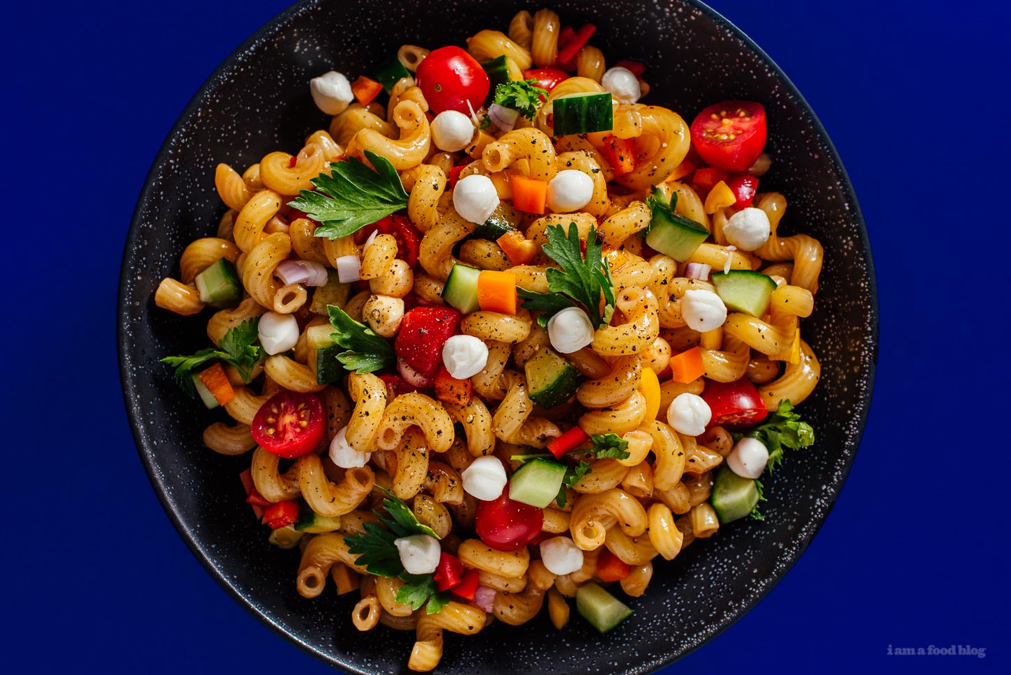 Summery Pasta Salad Recipe - www.iamafoodblog.com