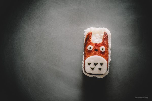 totoro spam musubi - www.iamafoodblog.com