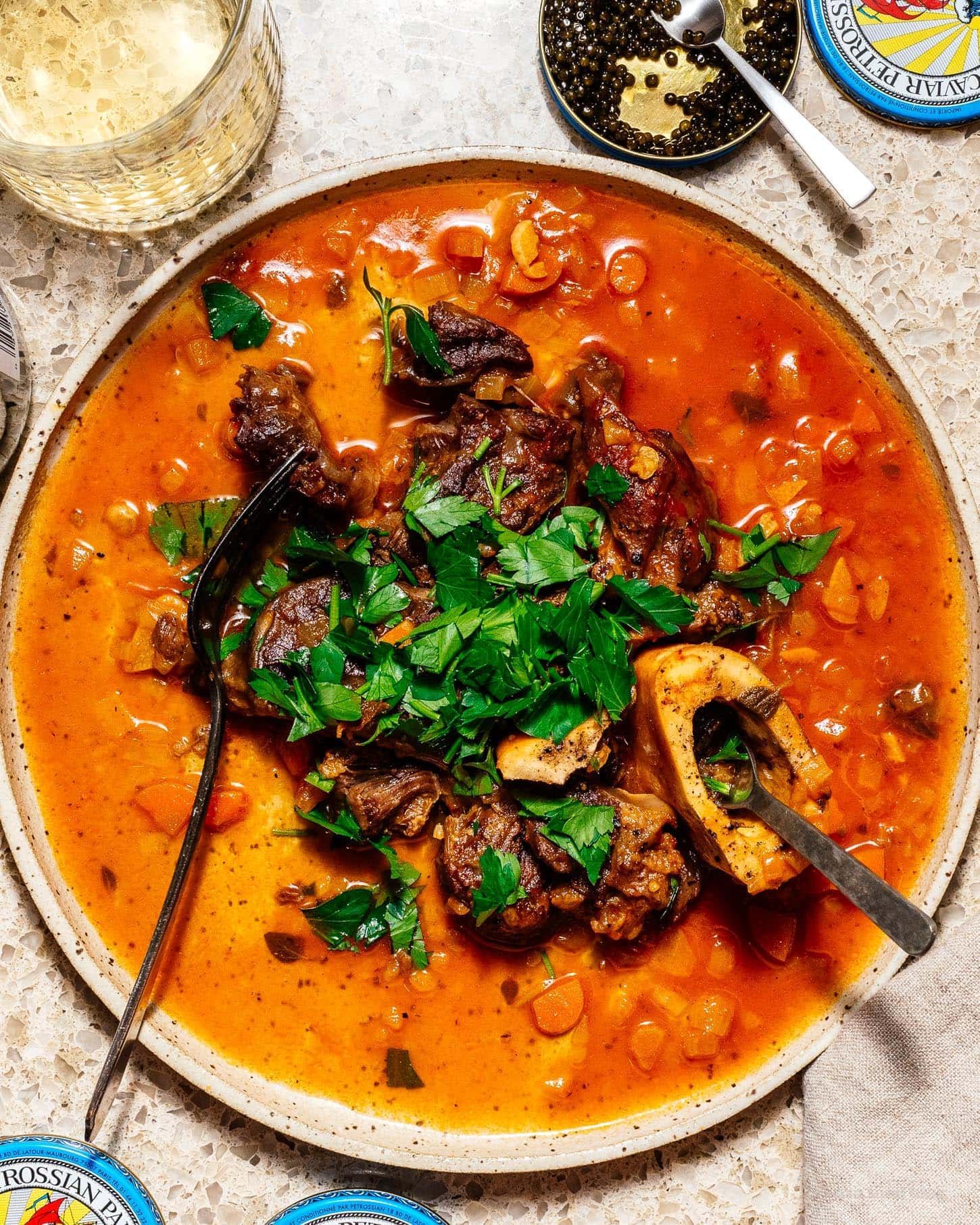 osso buco with caviar | www.iamafoodblog.com