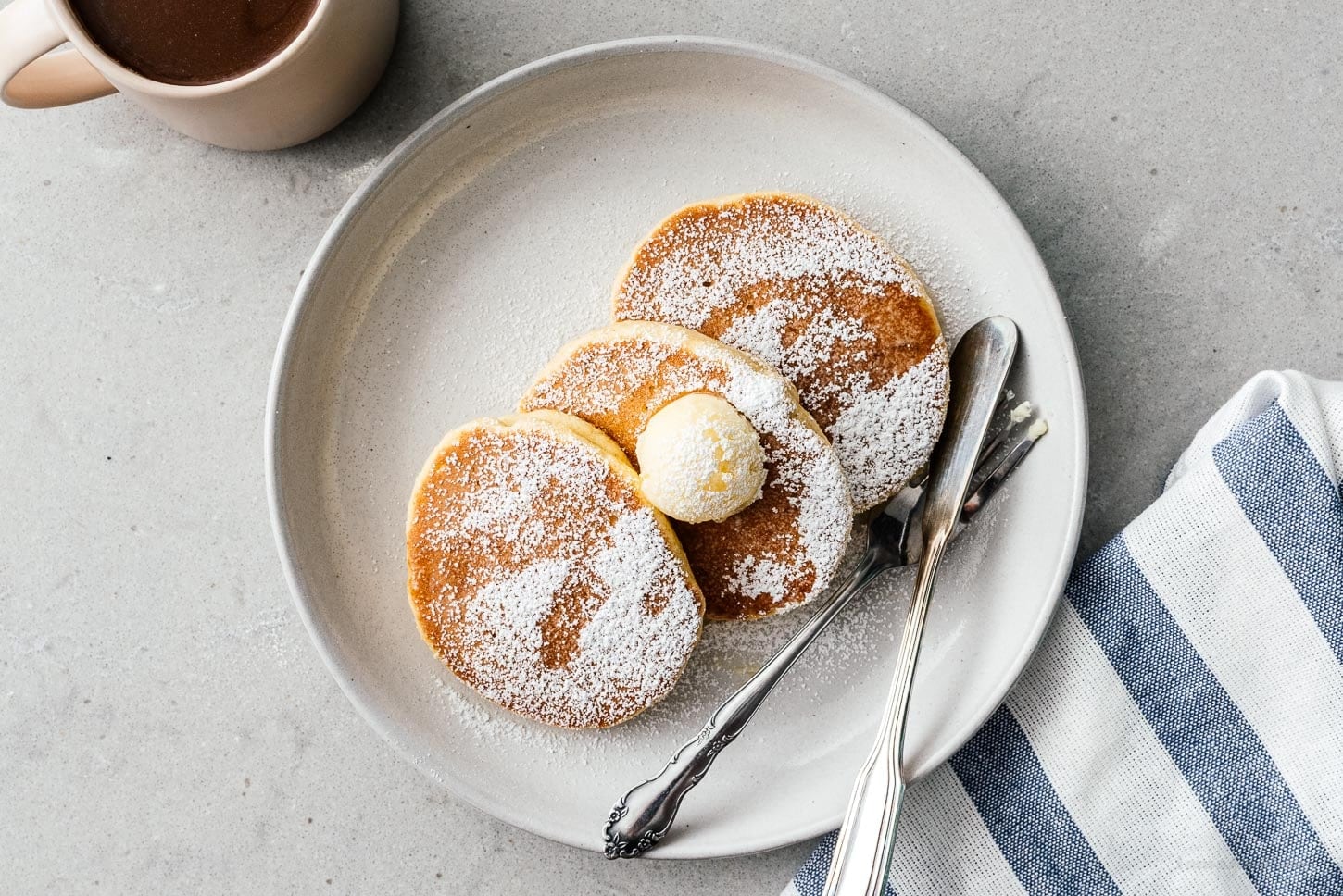 keto souffle pancakes | www.iamafoodblog.com