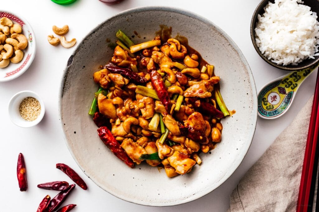 kung pao chicken recipe | www.iamafoodblog.com