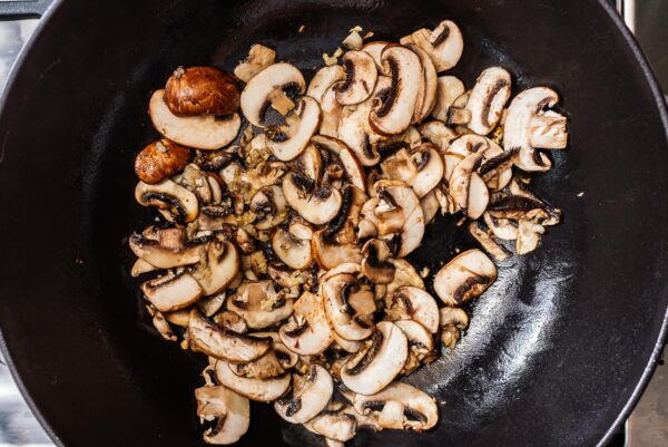 cooking mushrooms | www.iamafoodblog.com
