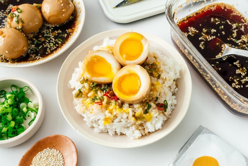 Korean marinated eggs | www.iamafoodblog.com