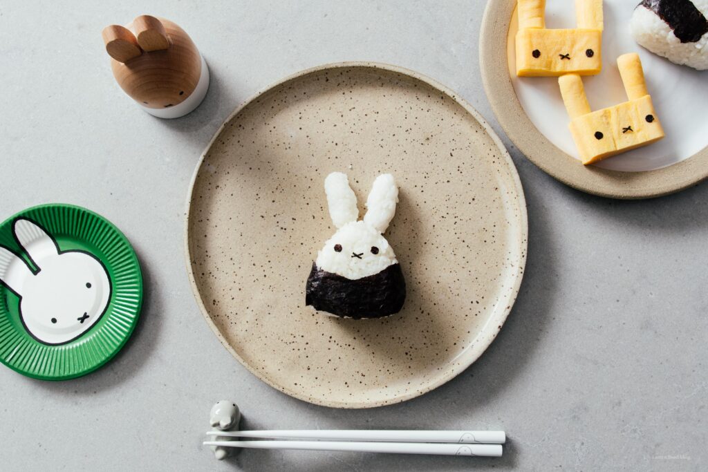 How to Make Tuna Onigiri: Miffy Tuna Onigiri | www.iamafoodblog.com