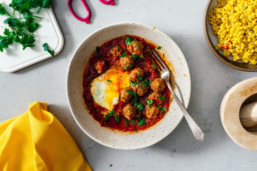 Moroccan Lamb Meatballs in Tomato Sauce | www.iamafoodblog.com
