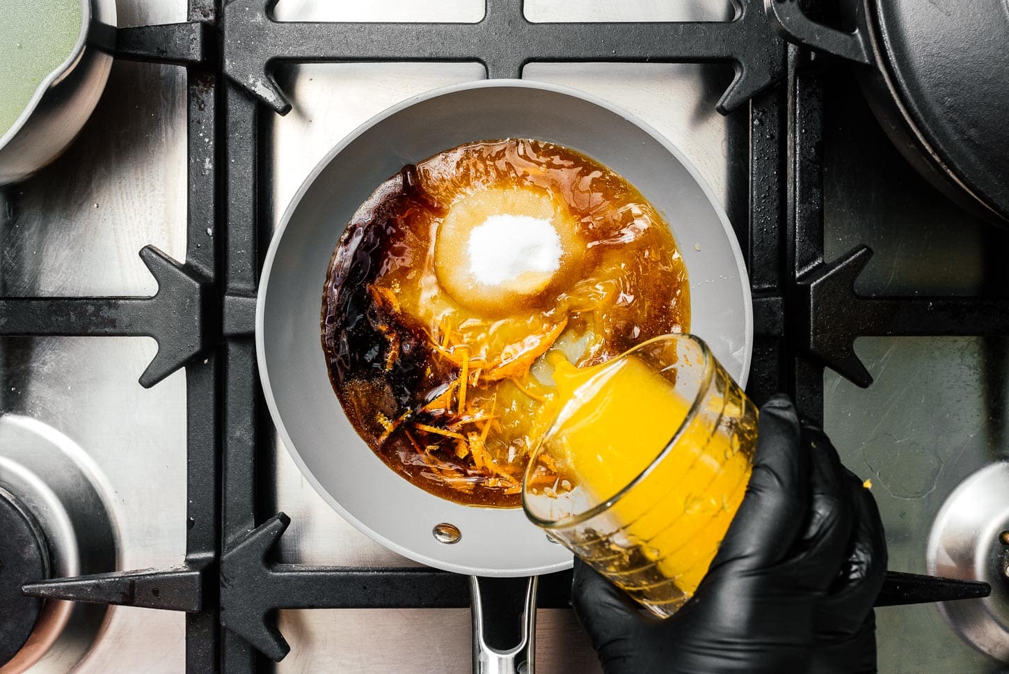 making orange sauce | www.iamafoodblog.com