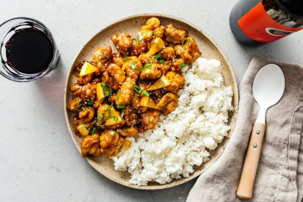An Easy & Healthy Oven Baked Orange Chicken Recipe | www.iamafoodblog.com
