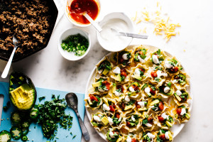 perfect microwave nachos recipe - www.iamafoodblog.com