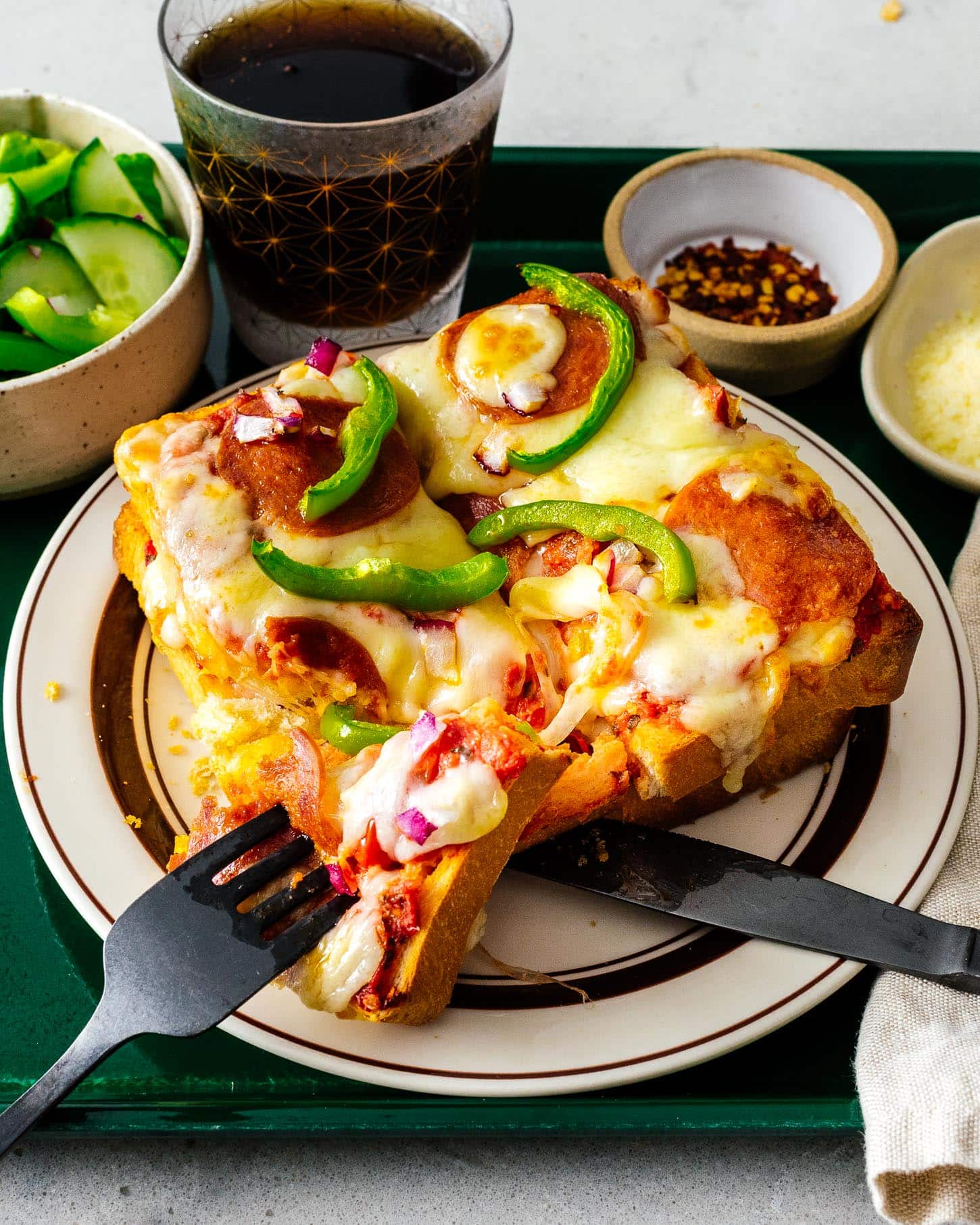 pizza toast | www.iamafoodblog.com