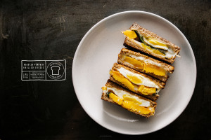 pumpkin sage grilled cheese recipe - www.iamafoodblog.com