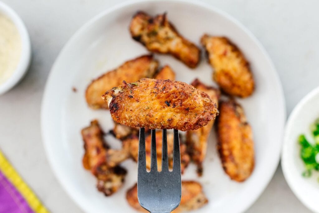 air fryer ranch wings | www.iamafoodblog.com