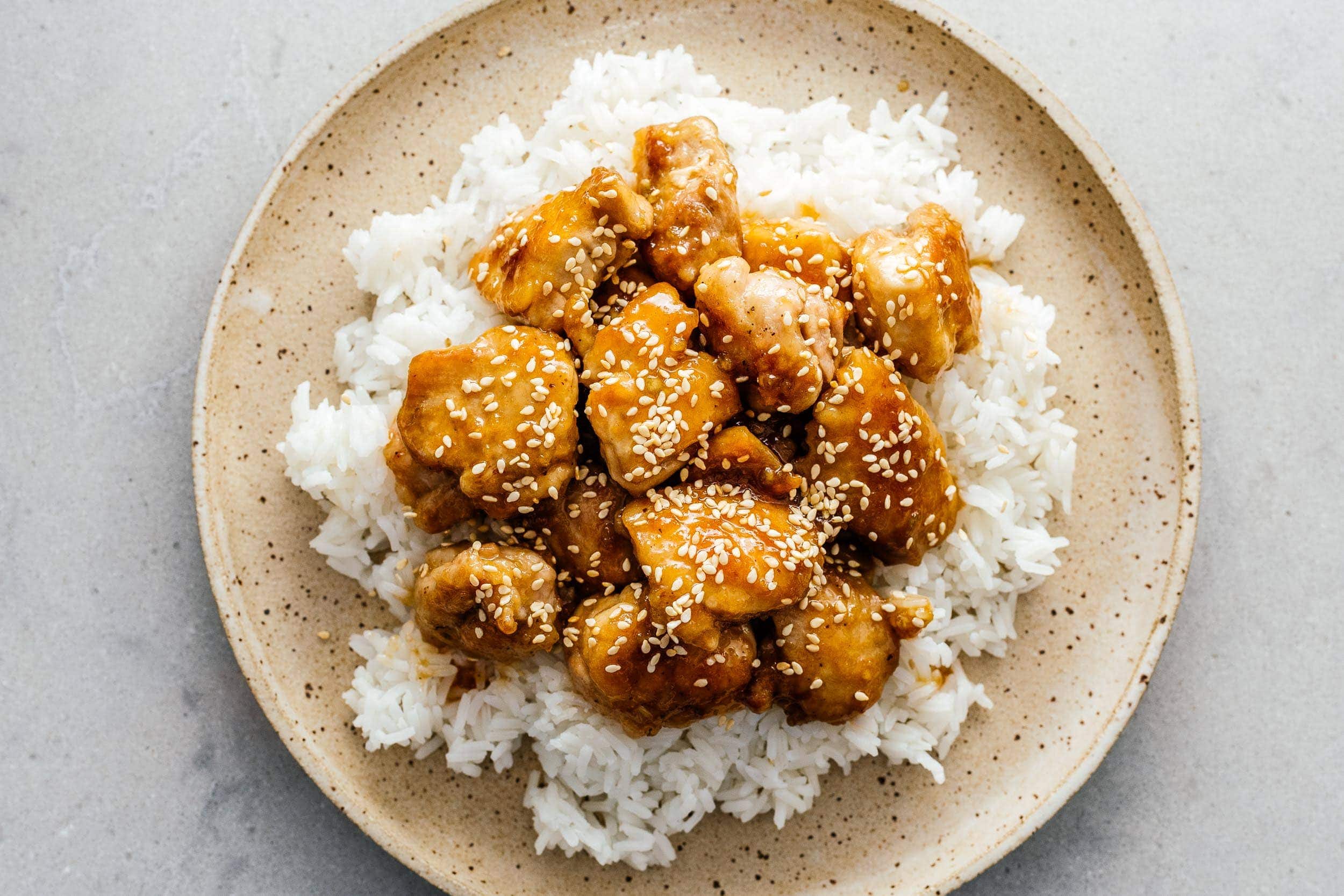 sesame chicken recipe | www.iamafoodblog.com