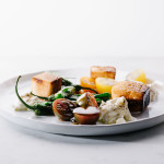 shishito burrata bread salad recipe - www.iamafoodblog.com