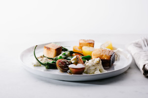 shishito burrata bread salad recipe - www.iamafoodblog.com