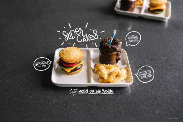 chocolate and vanilla slider cakes - www.iamafoodblog.com