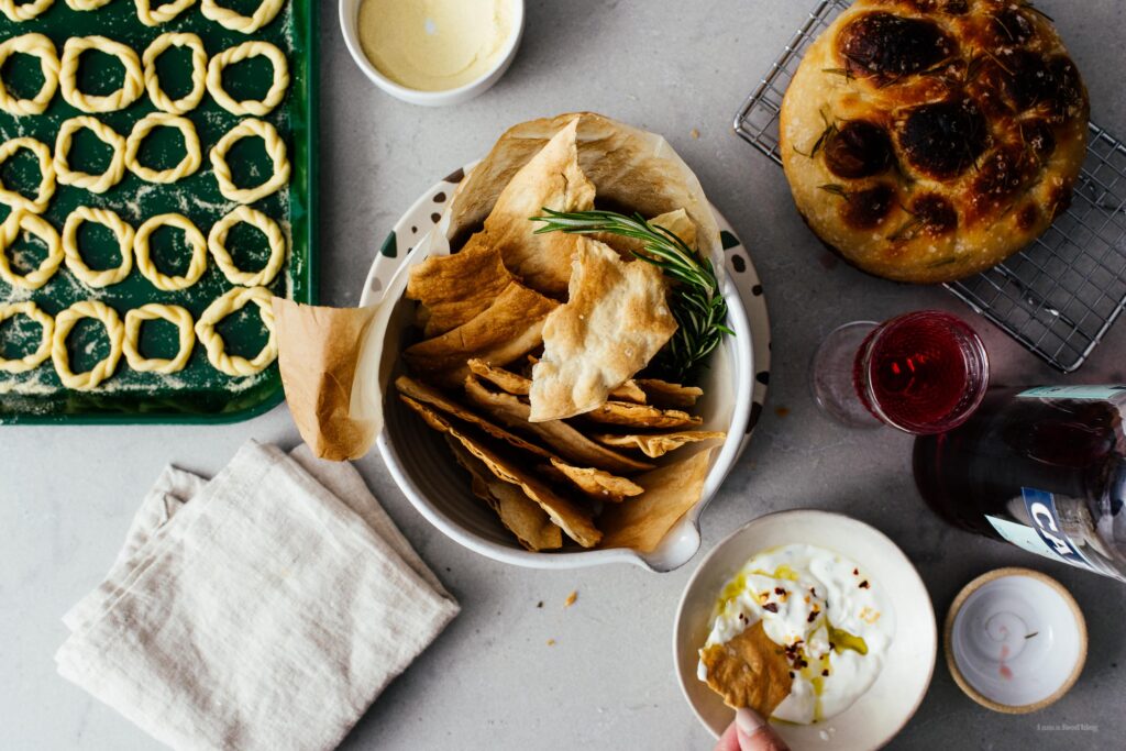 Small Batch Sourdough Crackers | www.iamafoodblog.com