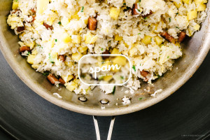 spam and pineapple fried rice - www.iamafoodblog.com